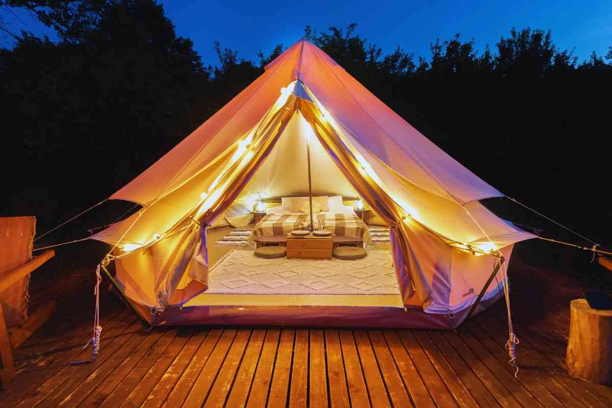 Glamping cosa accade?