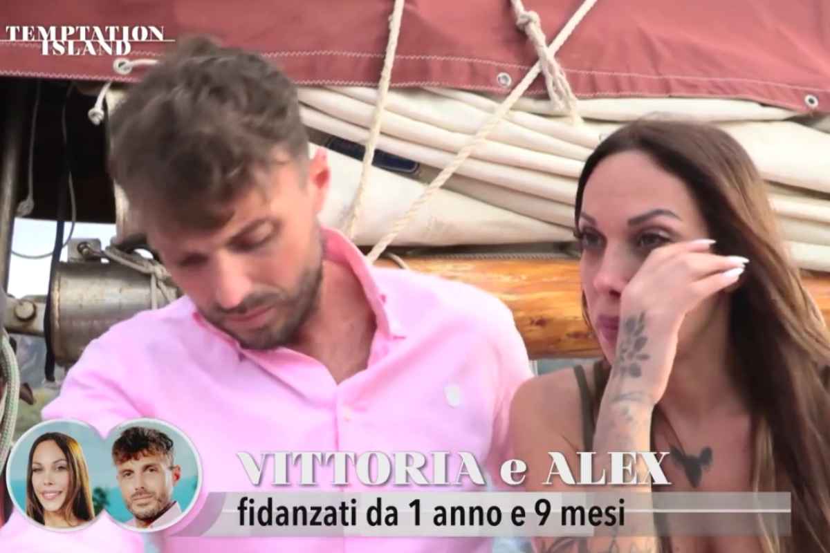 Vittoria e Alex a temptation